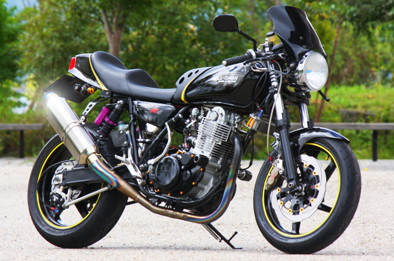 SR400 SR-D シート FRP 黒ゲルコート DELL-SARA